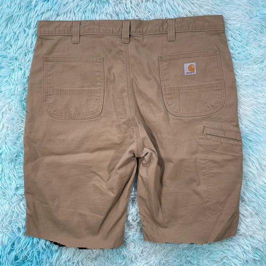Beige Carhartt Shorts Cut-offs - 40W
