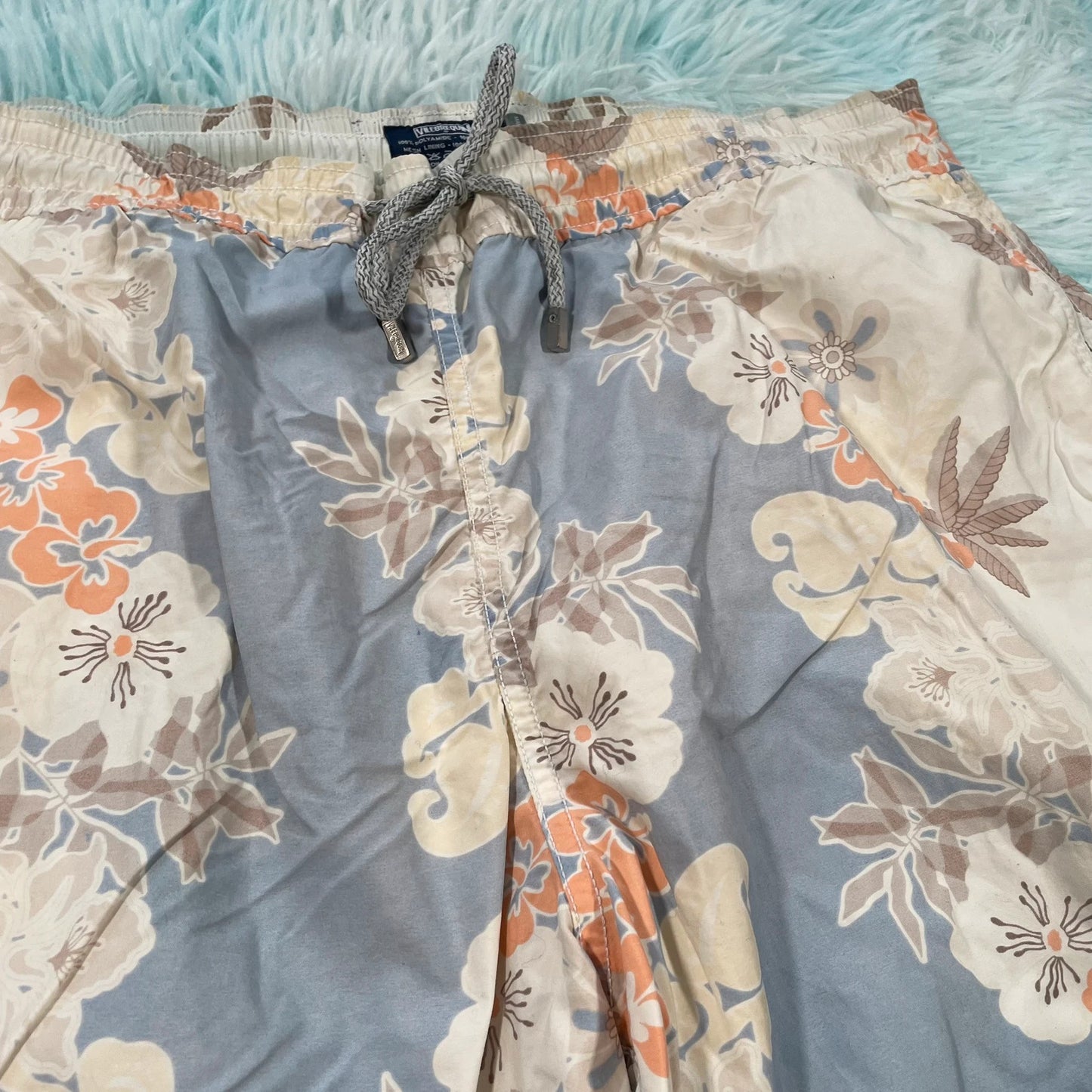 Blue Floral Vilebrequin Swim Shorts - XXL