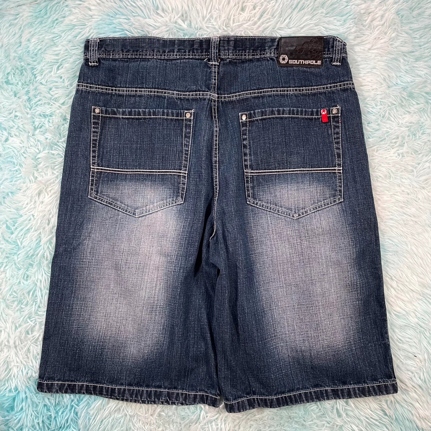 Vintage 90s Southpole Jean Shorts Denim Jorts - 42W