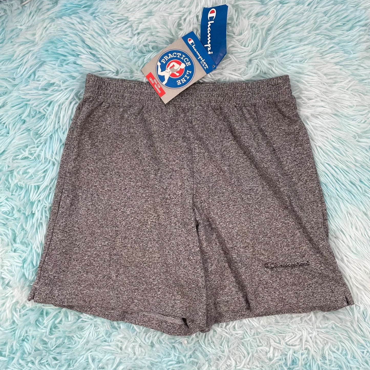 Vintage 90s Grey Champion Running Shorts - Medium