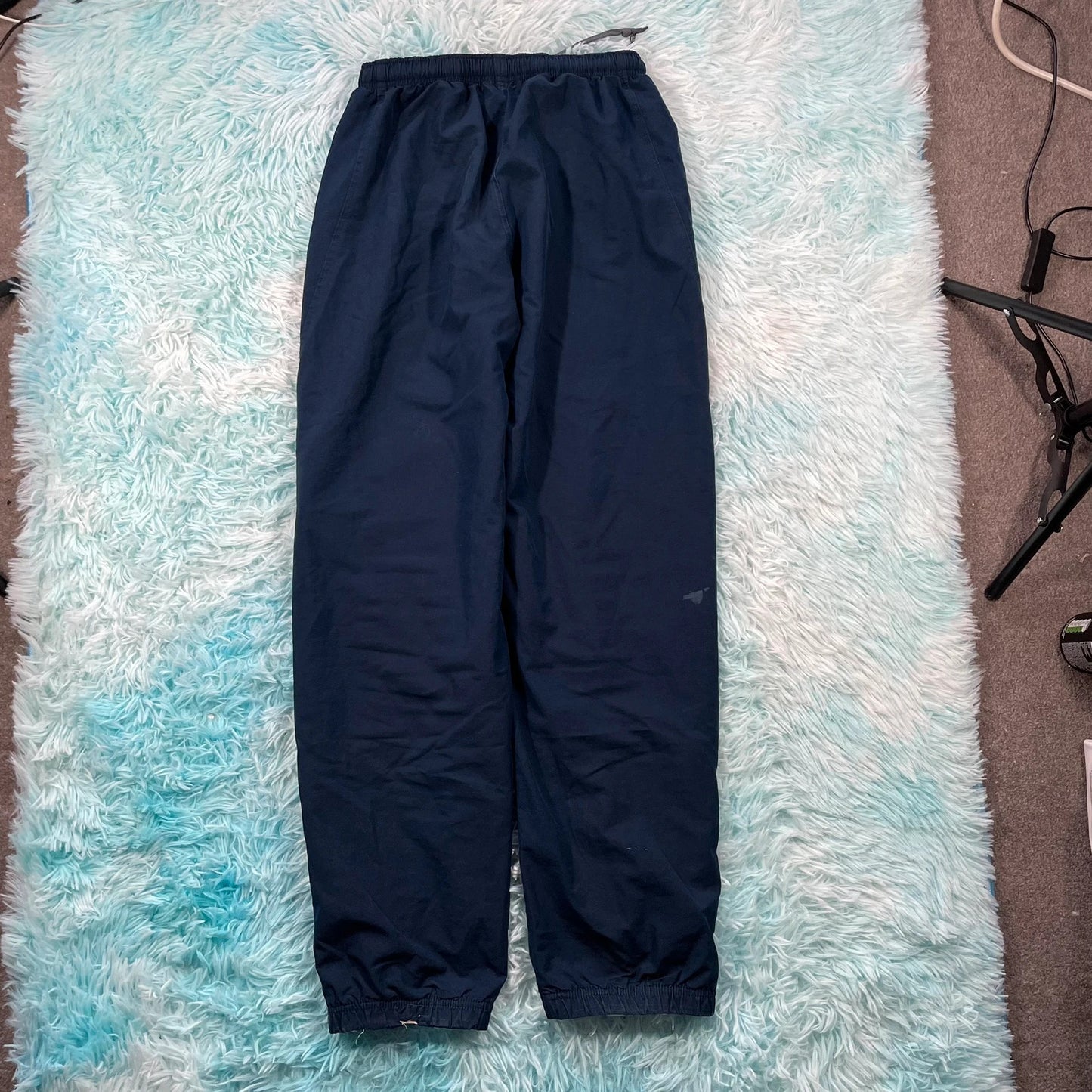 Vintage 00s Navy Nike Tracksuit Bottoms - Medium