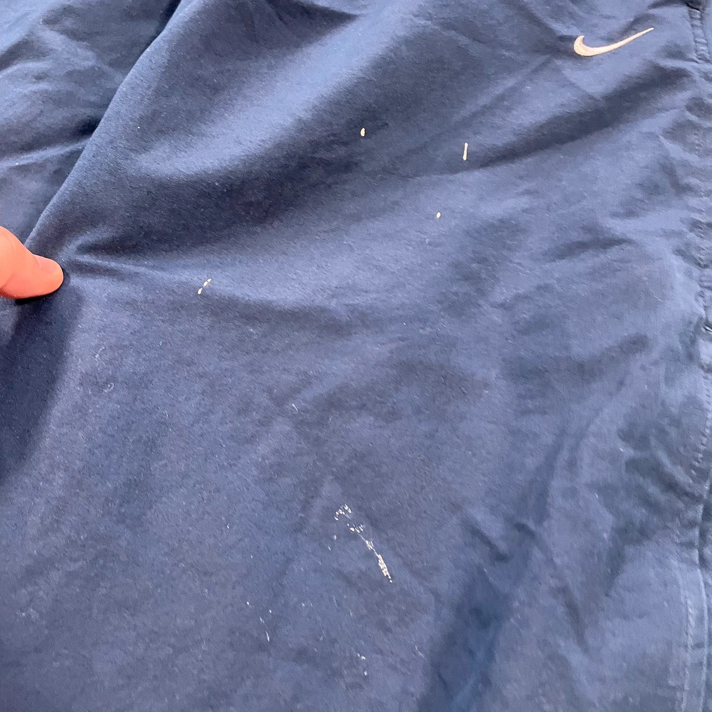 Vintage 00s Navy Nike Tracksuit Bottoms - Medium