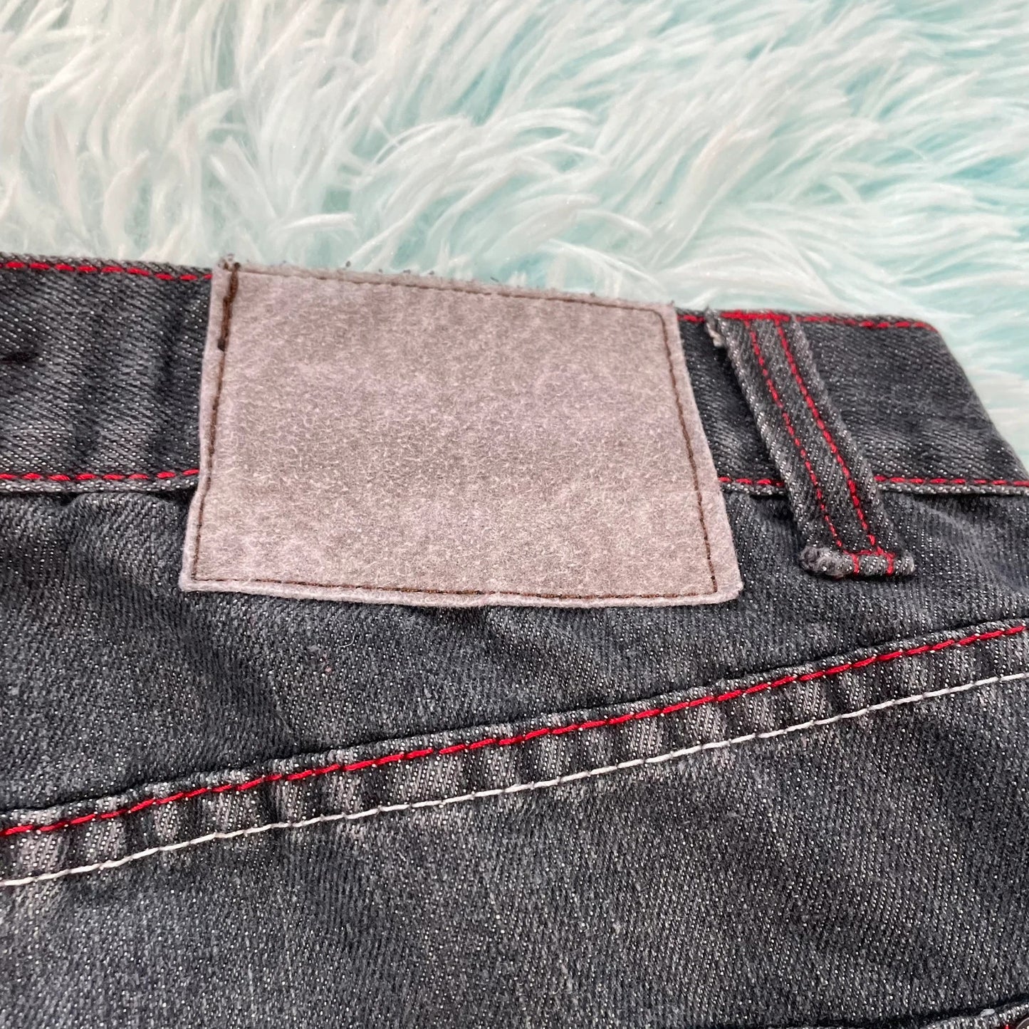 Vintage 90s Dark Navy Jean Short Denim Jorts - 34W