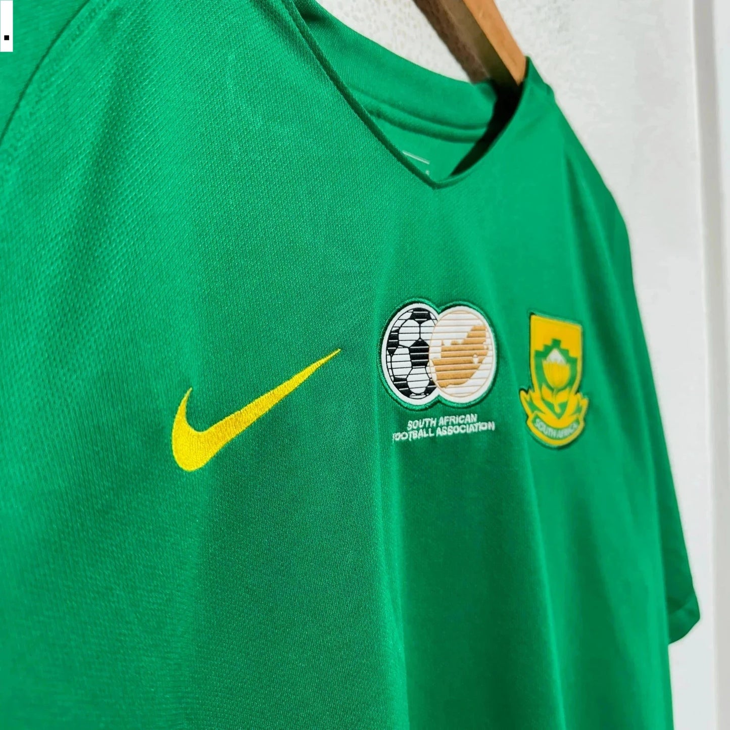South Africa Football Shirt Nike Green Home Kit - Large
