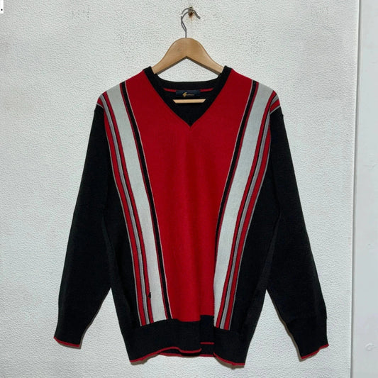 Vintage 90s Grunge Gabicci Knitted Jumper - Small