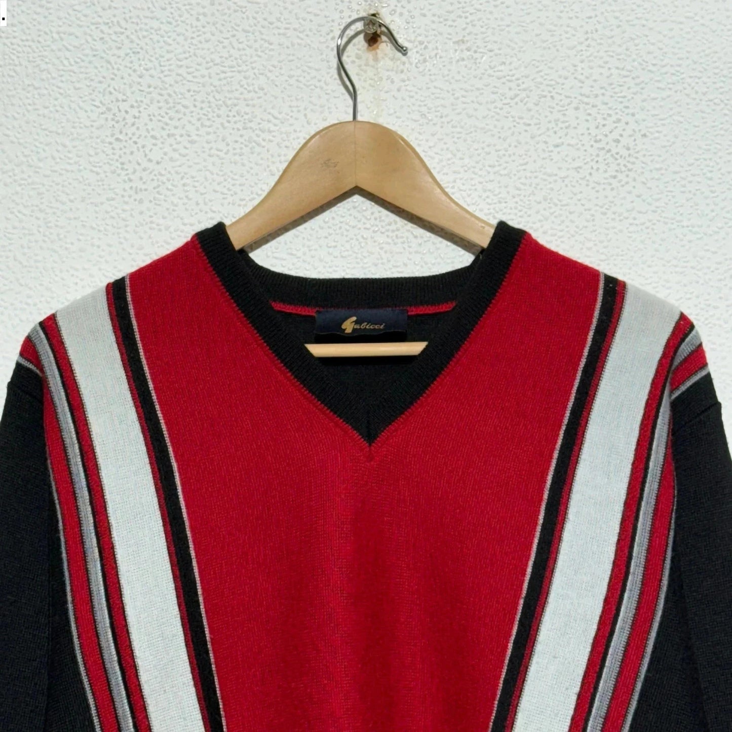 Vintage 90s Grunge Gabicci Knitted Jumper - Small