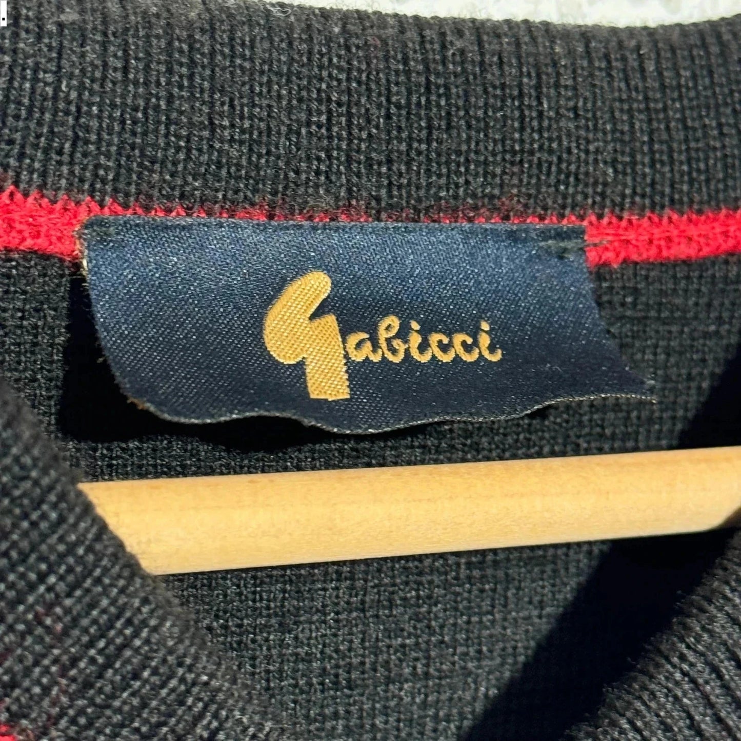 Vintage 90s Grunge Gabicci Knitted Jumper - Small