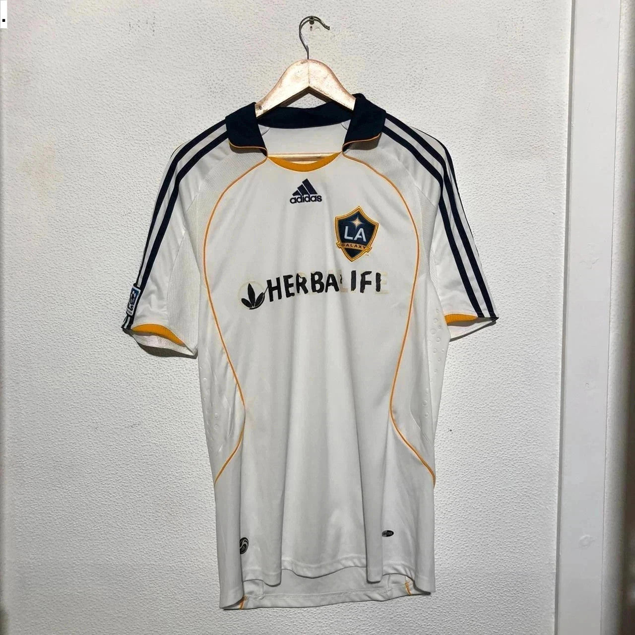 Vintage 2007-2008 LA Galaxy Shirt Home Kit Adidas - Medium