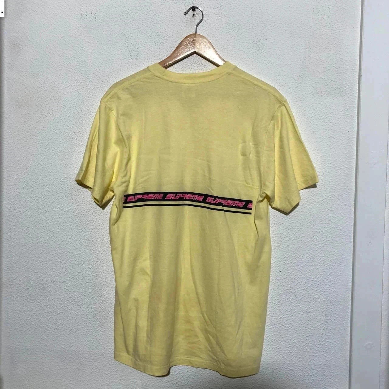 Yellow Supreme T Shirt Graphic - Medium