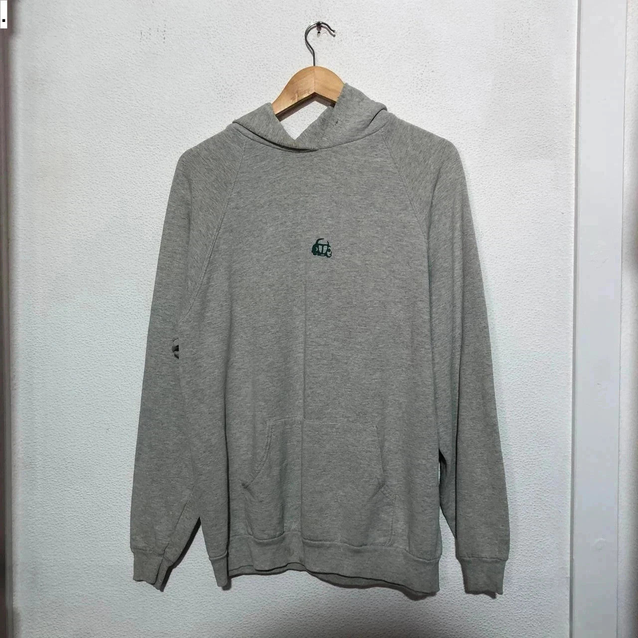 Vintage Volkswagen Beatle Hoodie Grey 90s Screen Stars “Buggin” - XL