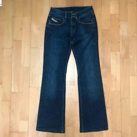 Vintage Y2K Navy Diesel Bootcut Jeans - 26W 30L