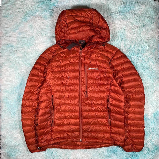 Orange Montane Down Puffer Jacket - Medium