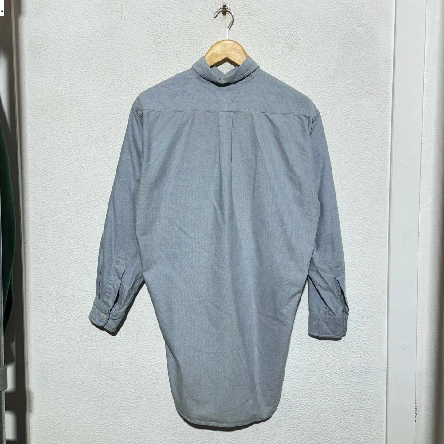 Vintage Blue Ralph Lauren Shirt Yarmouth - Medium 15”