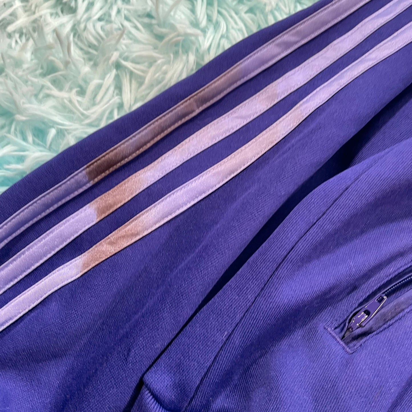 Vintage Purple Adidas Track Jacket - Size 16
