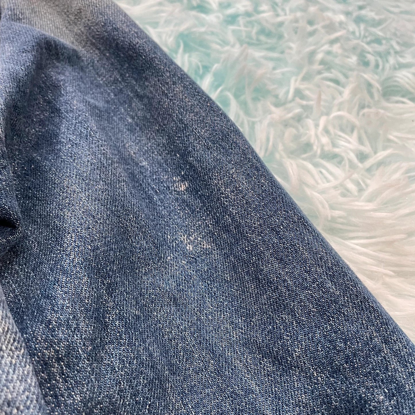Vintage 00s Levi’s Jacket Irregular Faded - Small