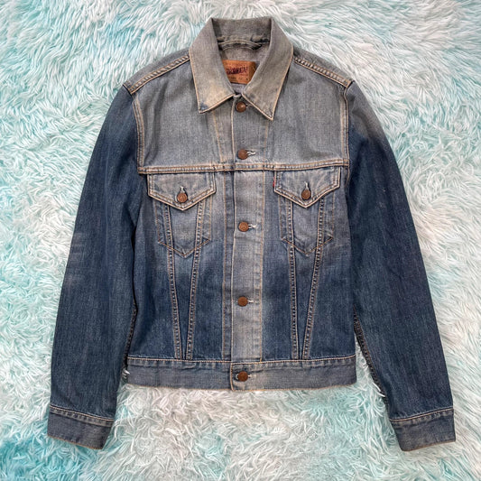 Vintage 00s Levi’s Jacket Irregular Faded - Small