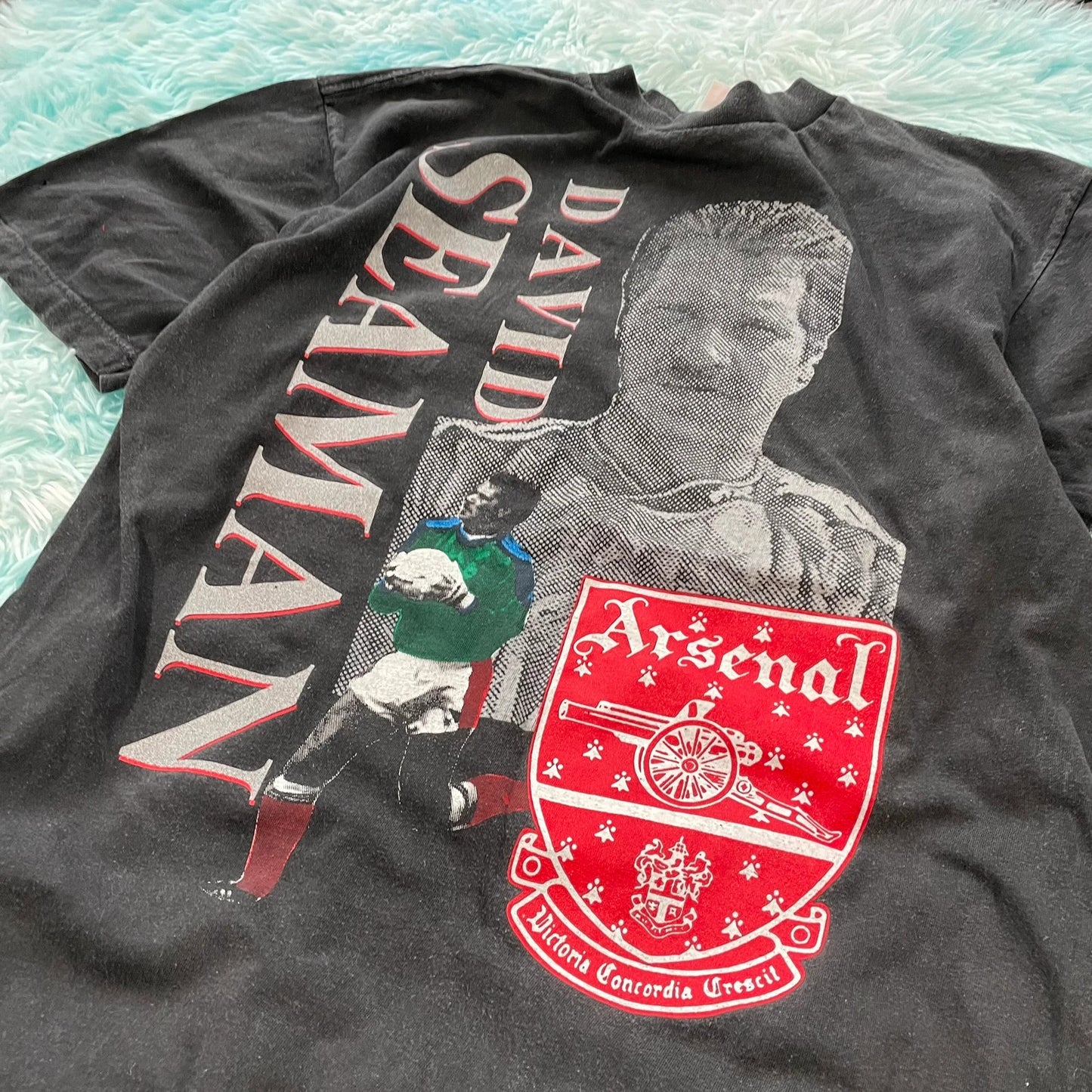 Vintage 90s Black Arsenal Graphic T Shirt - Large