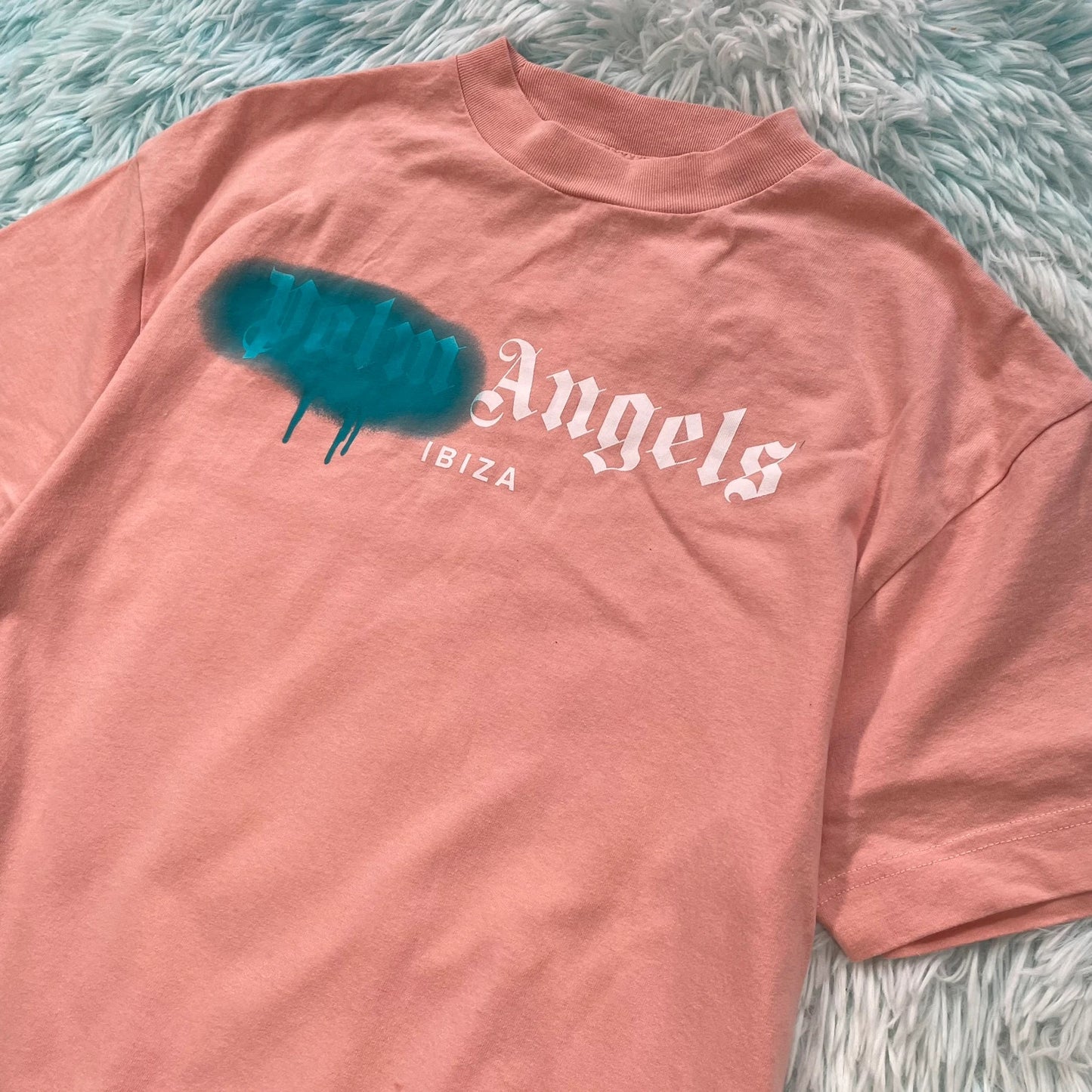 Coral Peach Palm Angels T Shirt - Small