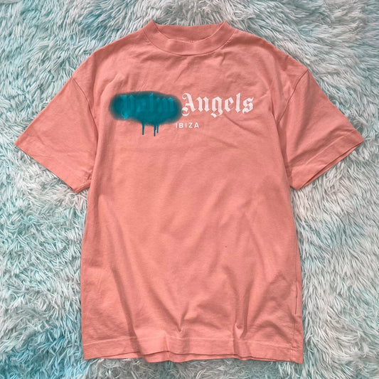 Coral Peach Palm Angels T Shirt - Small