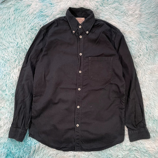 Vintage 90s Black Armani Jeans Shirt - Medium