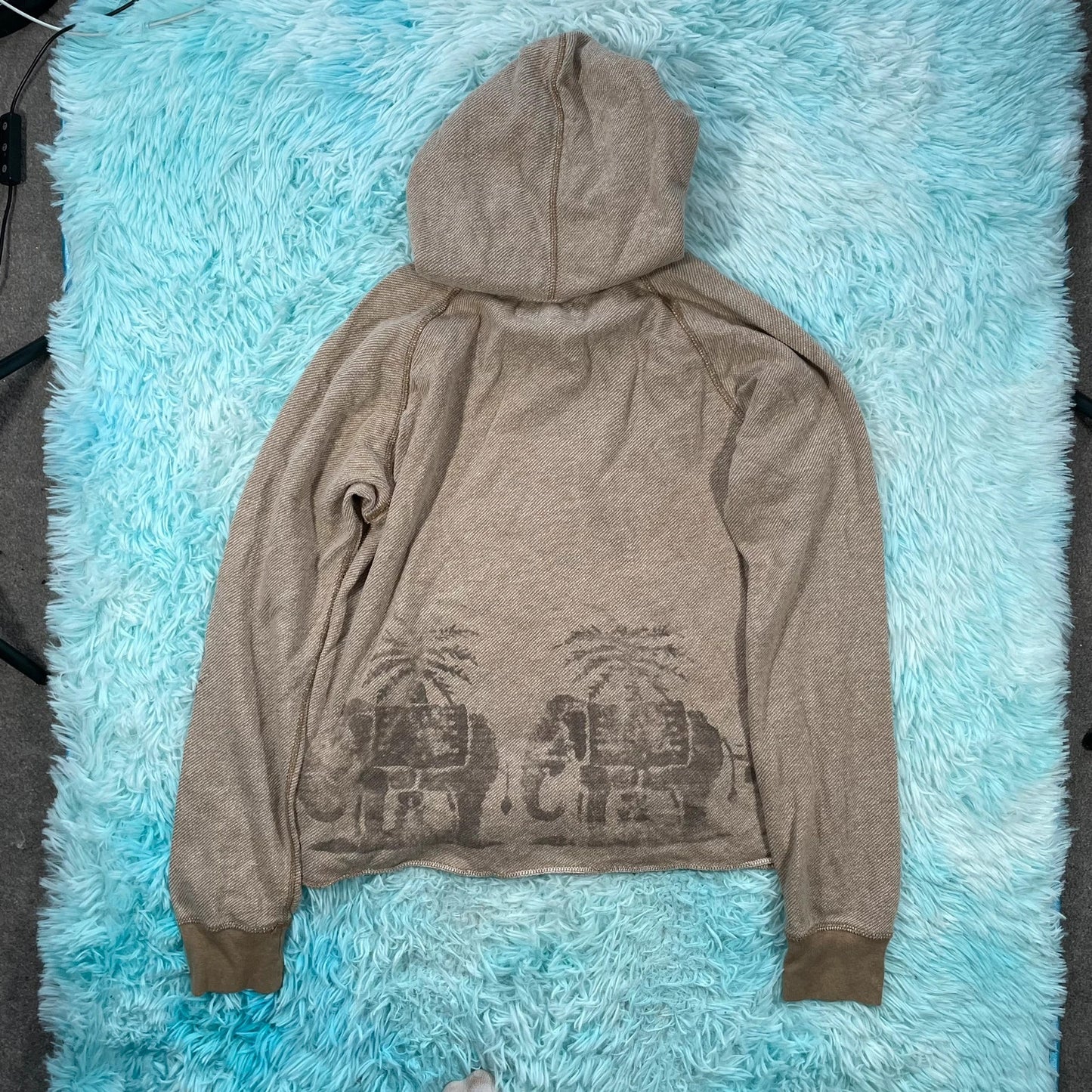 Brown Ralph Lauren Hoodie Print - Small
