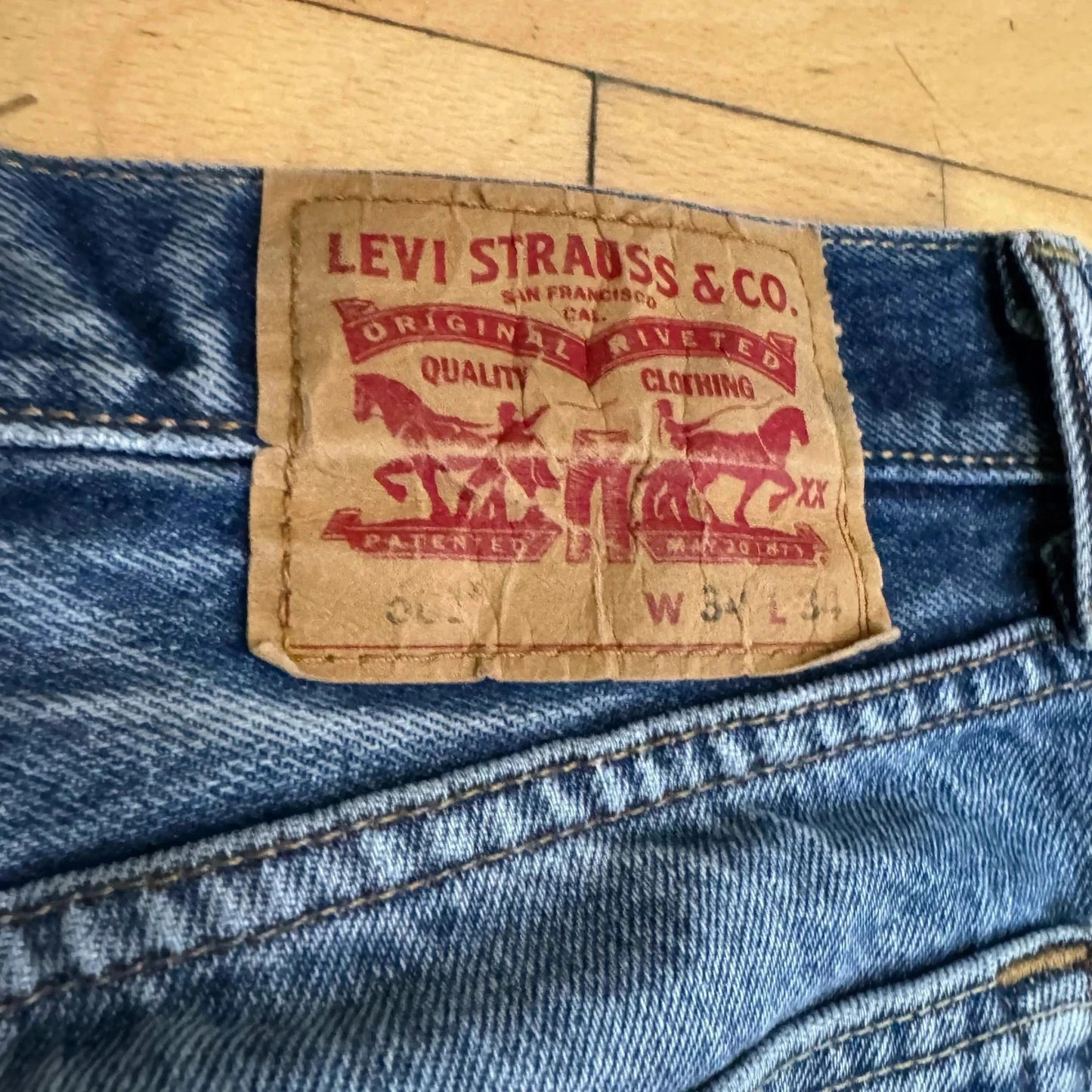 Vintage 90s Levi’s 501 Jeans Straight Leg - 34W 34L