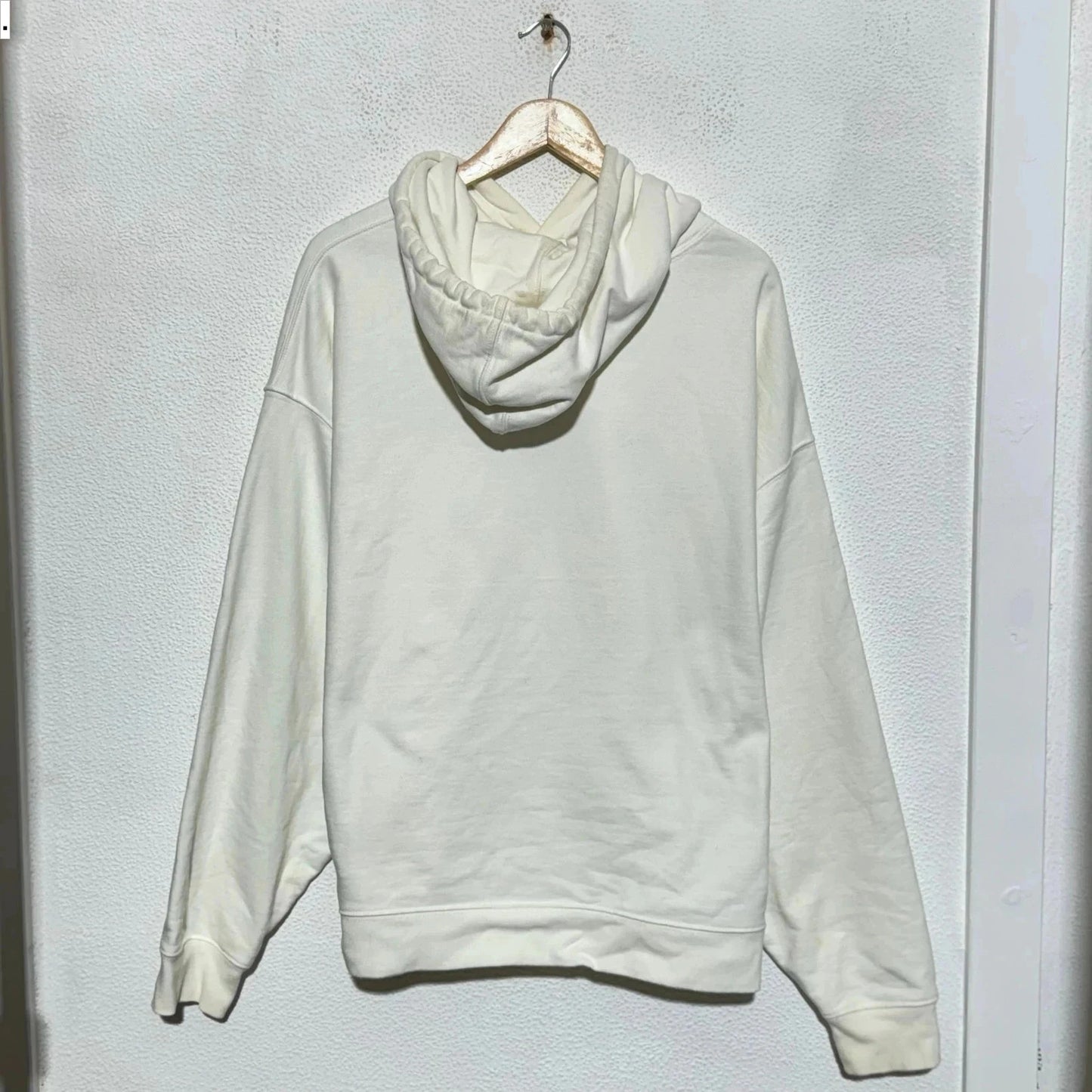 Vintage 90s White Gap Hoodie Spellout - XL