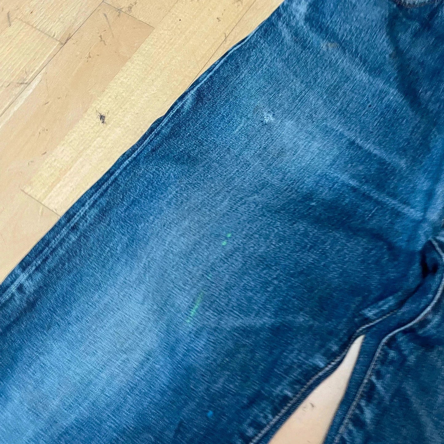 Vintage 00s Blue Stone Island Jeans Straight Leg - 34W 32L