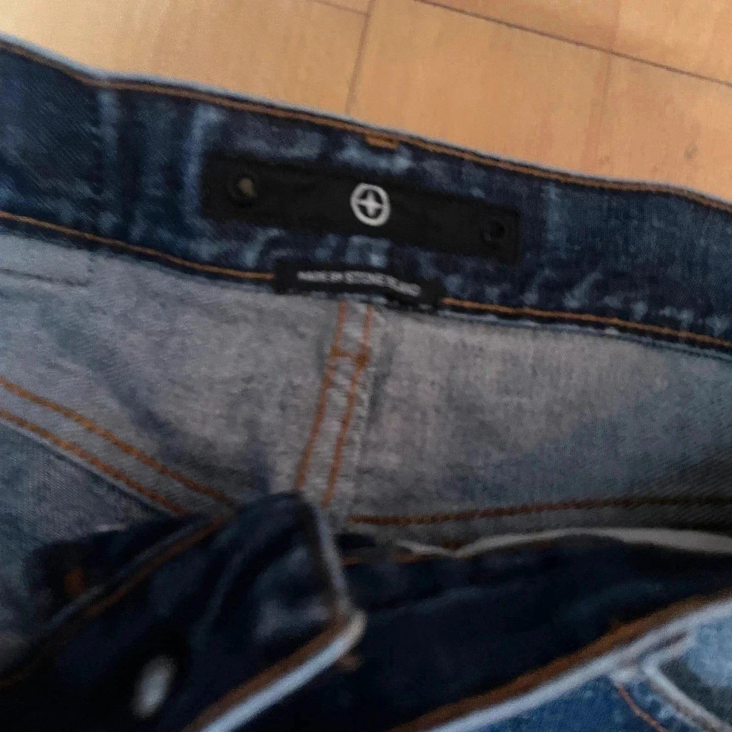 Vintage 00s Blue Stone Island Jeans Straight Leg - 34W 32L