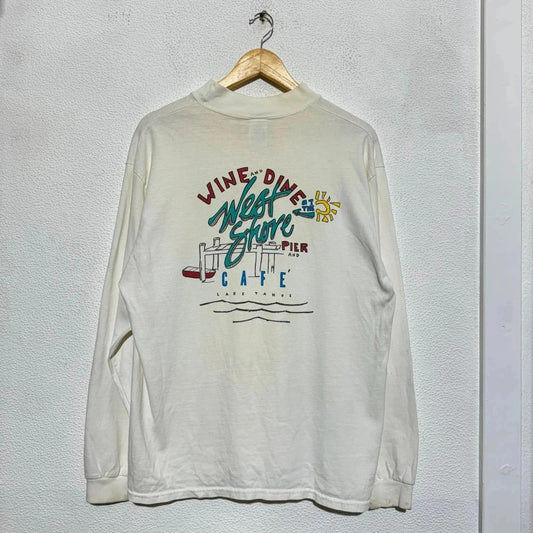 Vintage 90s Lake Tahoe Graphic T Shirt - Large