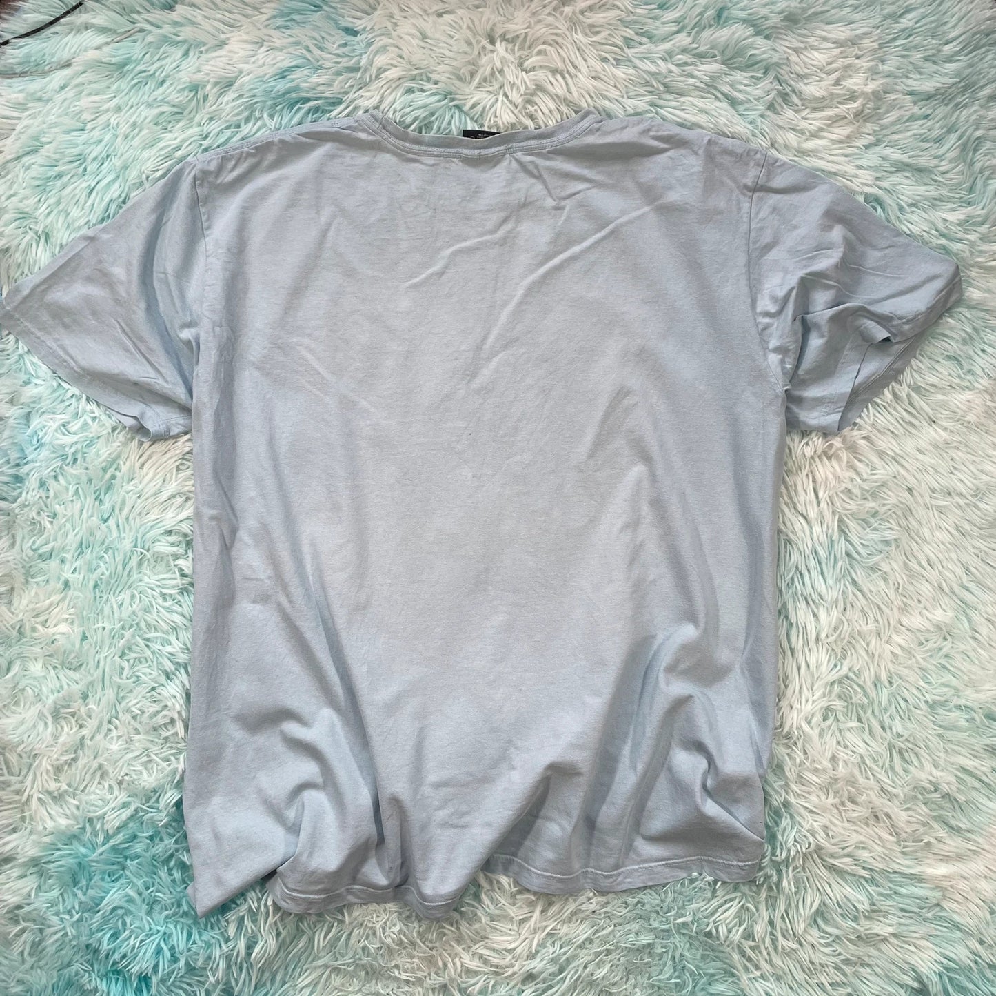 Vintage Light Blue Polo Ralph Lauren T Shirt - XXL