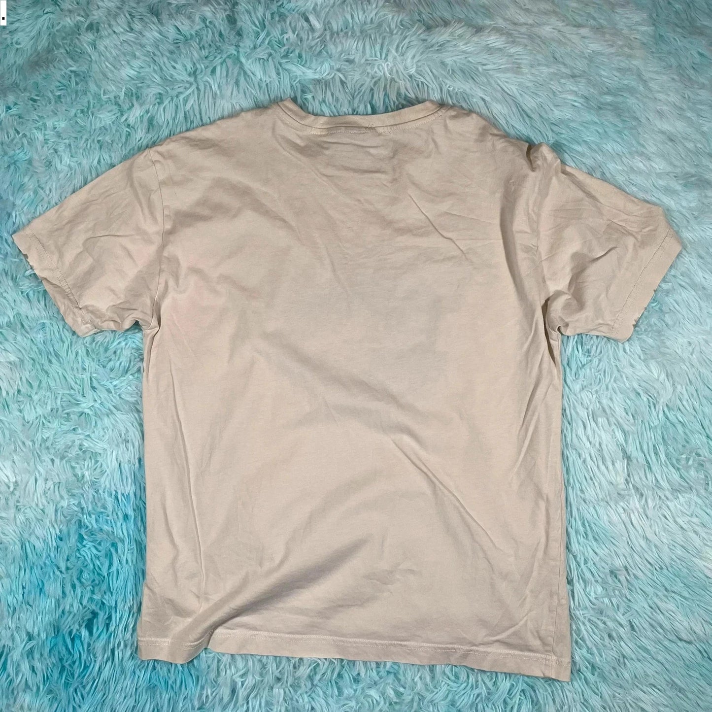 Beige Napapijri Graphic T Shirt - Medium
