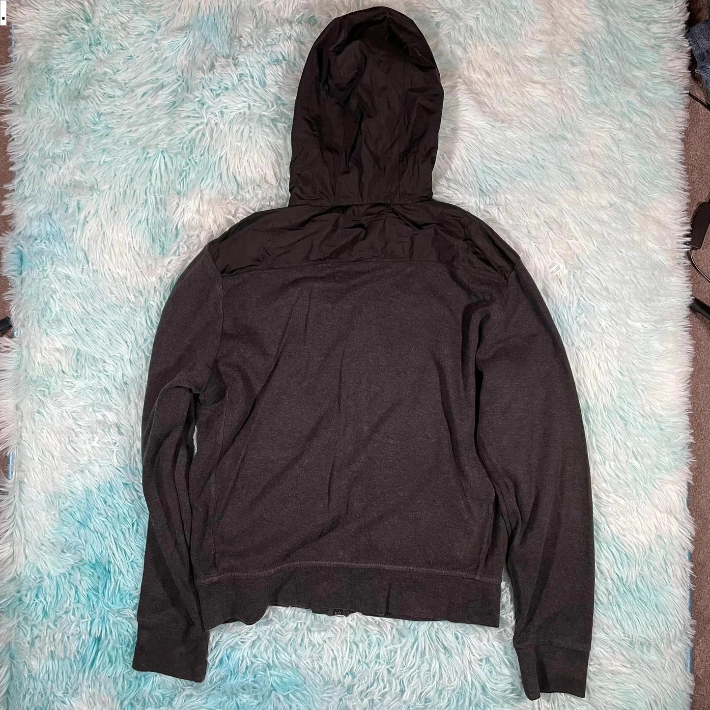 Dark Grey Polo Ralph Lauren Full Zip Hoodie - Medium