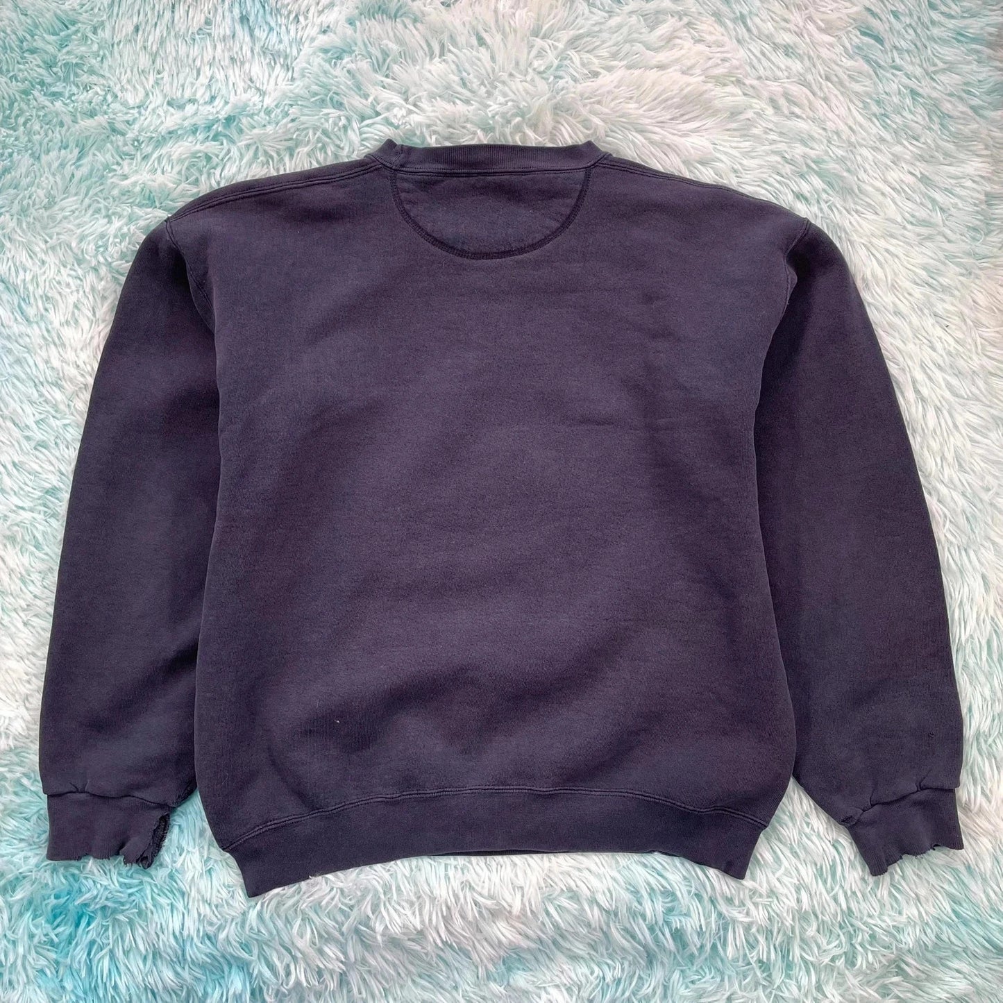 Vintage 90s Navy United Suppliers Embroidered Sweatshirt - Medium