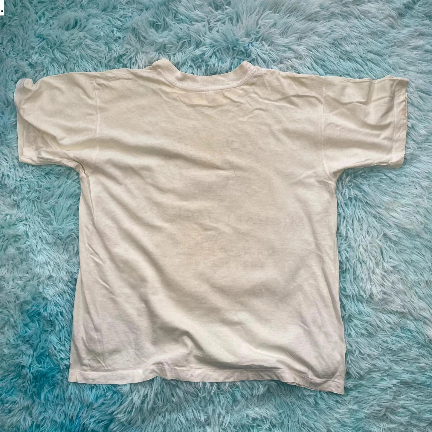 Vintage 1994 White Michael Jackson Dangerous Tour T Shirt - Large