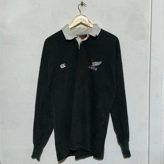 Vintage 90s New Zealand Rugby Shirt Canterbury - XL