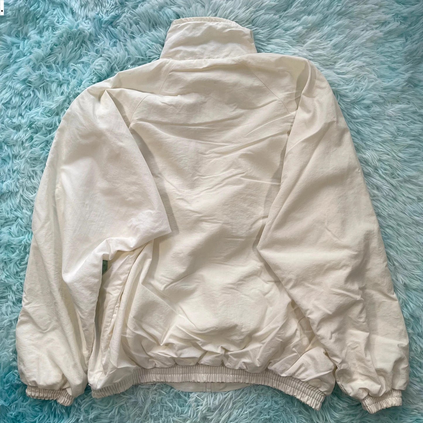 Vintage 90s Cream Queens Tennis Track Jacket - Large