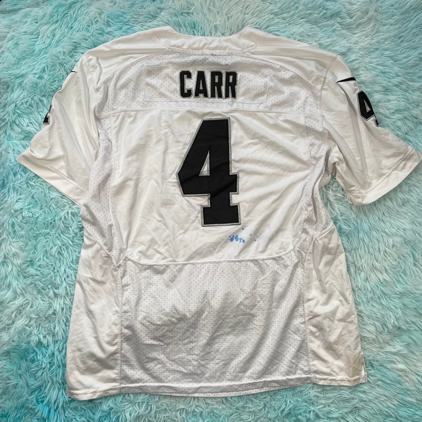Vintage Nike NFL Jersey Carr 4 - XXL