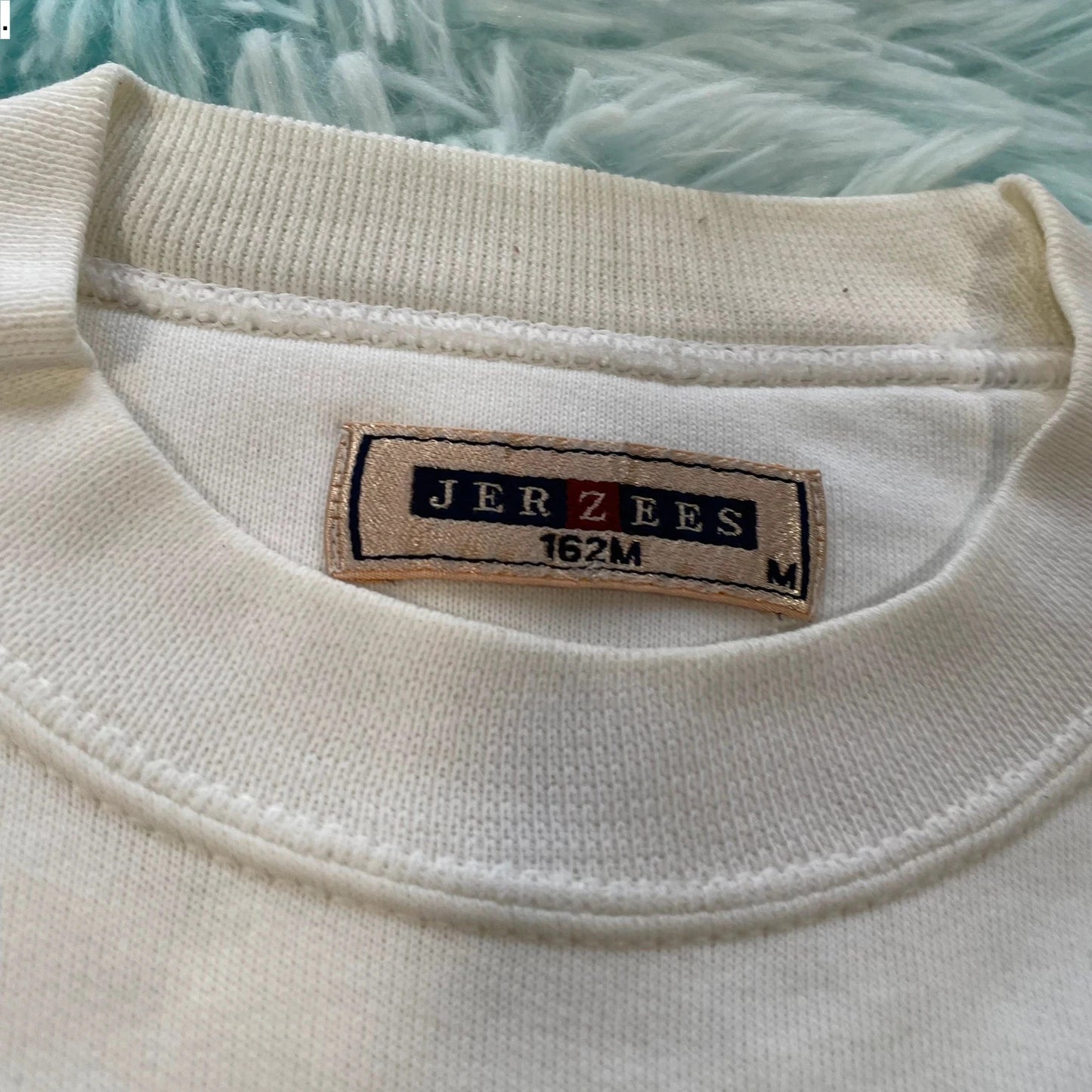 Vintage 90s White Hurlington Tennis Club Sweatshirt - Medium