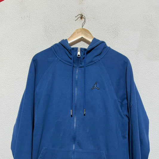 Navy Jordan Full Zip Tracksuit Hoodie - Medium