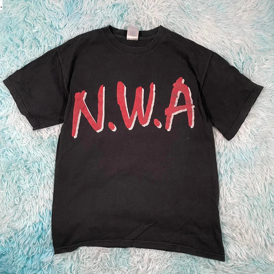 Vintage 00s Black Straight Outta Compton NWA T Shirt - Medium