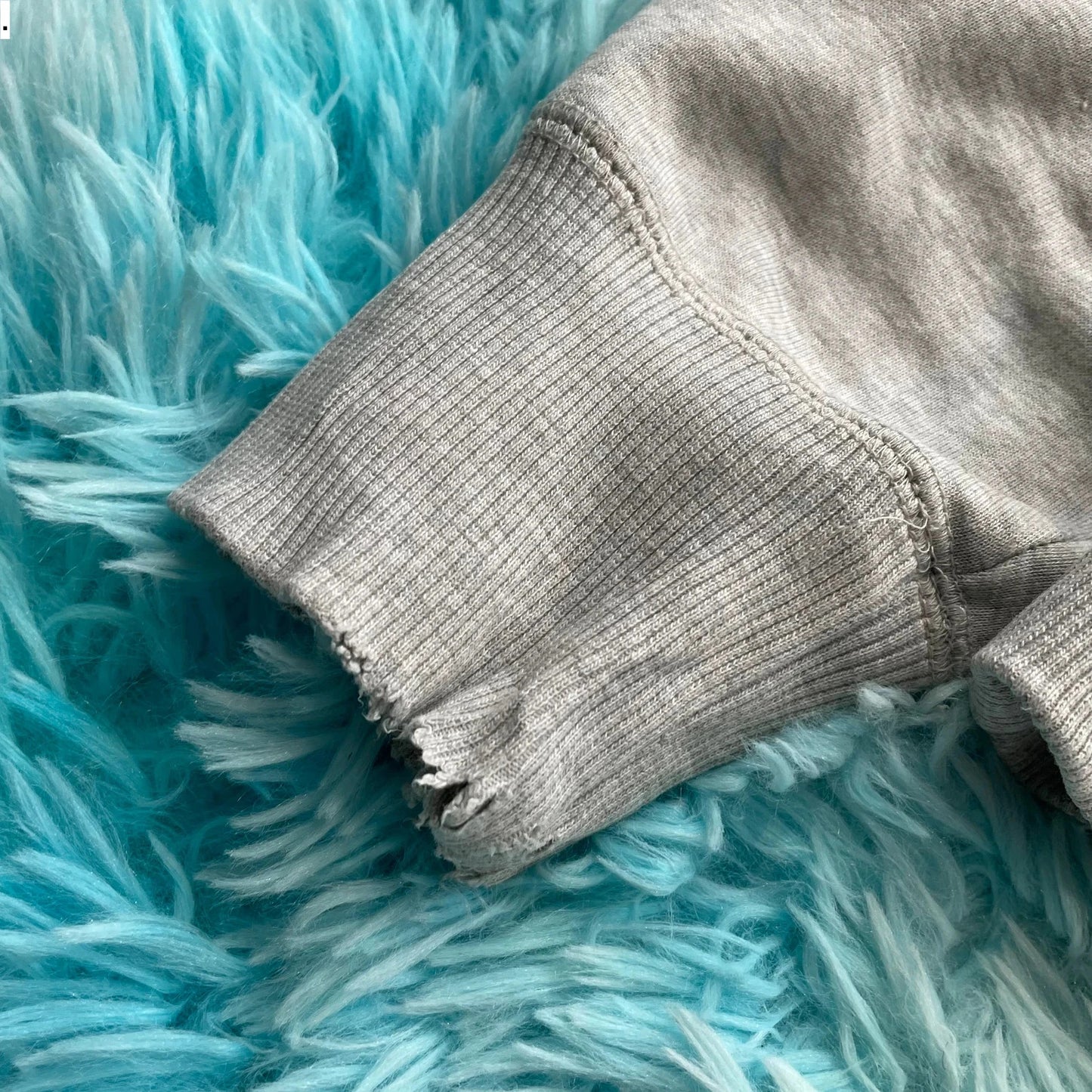 Grey Nike Hoodie Plain - Medium