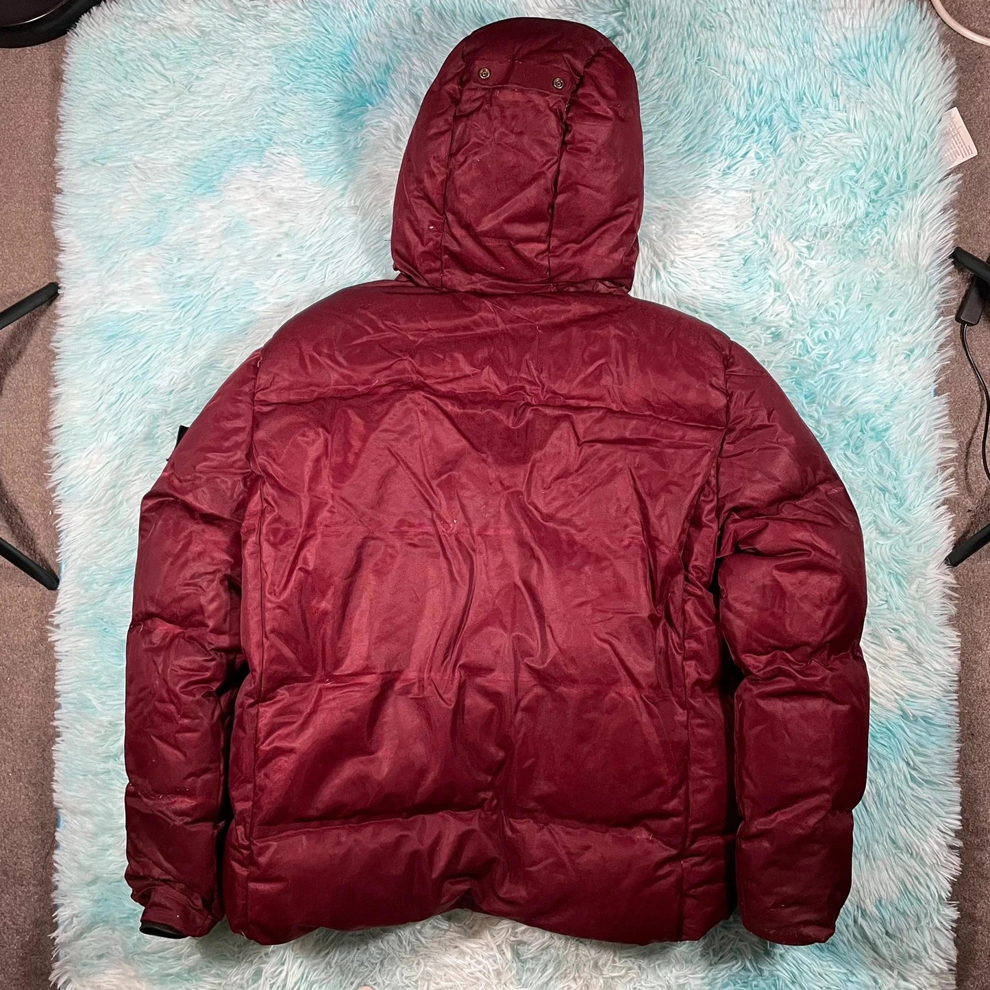 Red Stone Island Welded Down Jacket Puffer - XXL