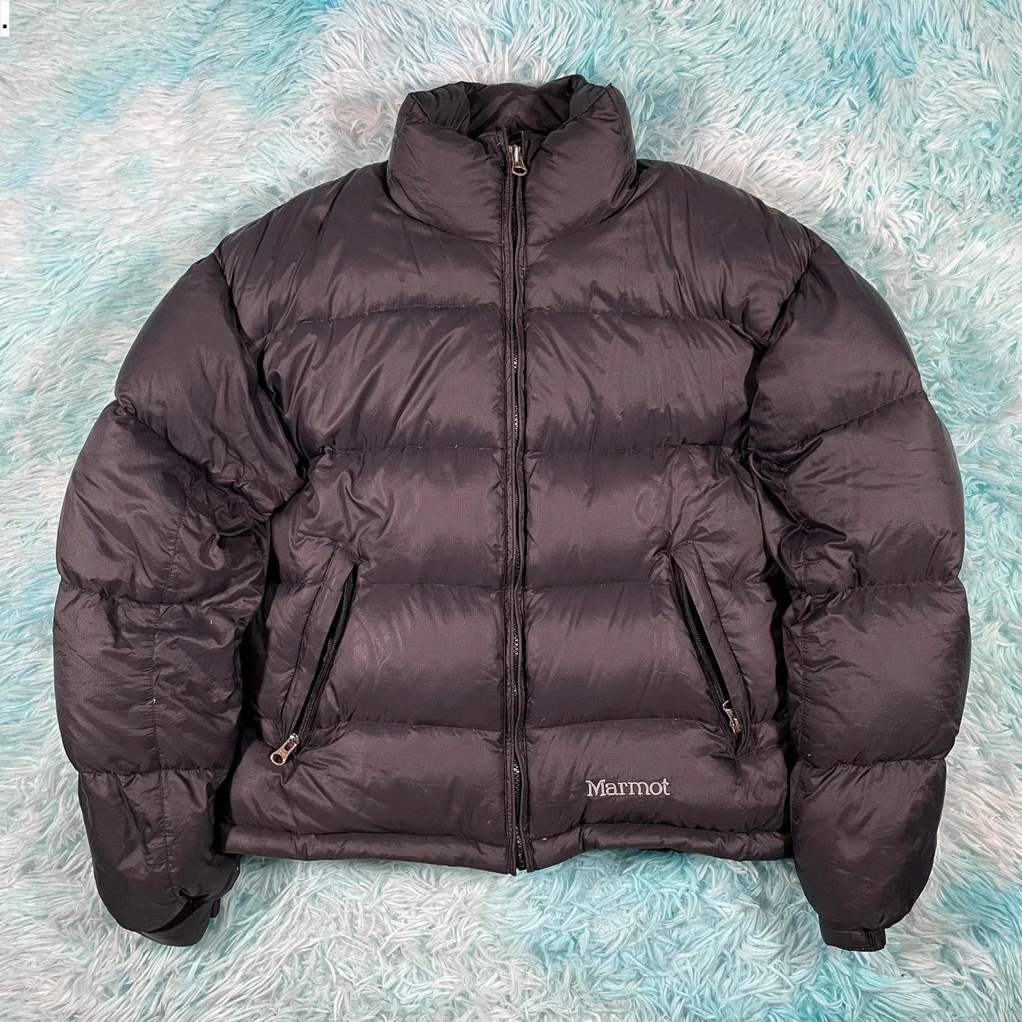 Vintage Black Marmot Puffer Jacket - Womens Small