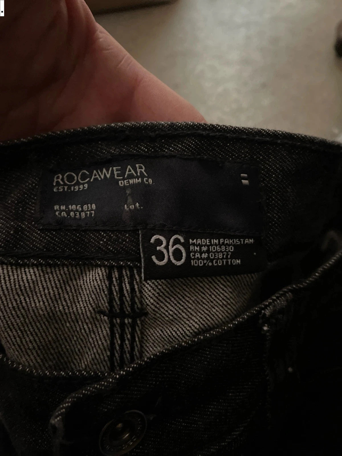 Vintage Black Rocawear Baggy Jeans - 36W 32L