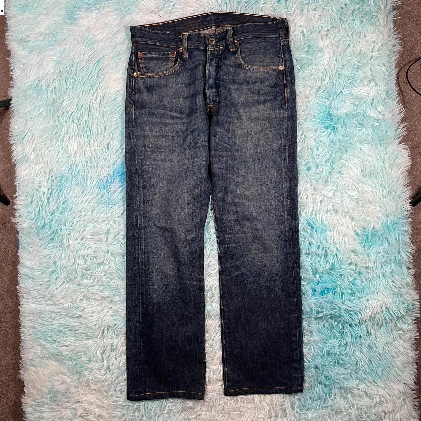 Vintage Blue Levi’s 501 Jeans Straight Leg - 32W 30L