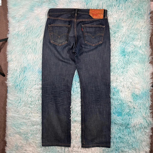 Vintage Blue Levi’s 501 Jeans Straight Leg - 32W 30L