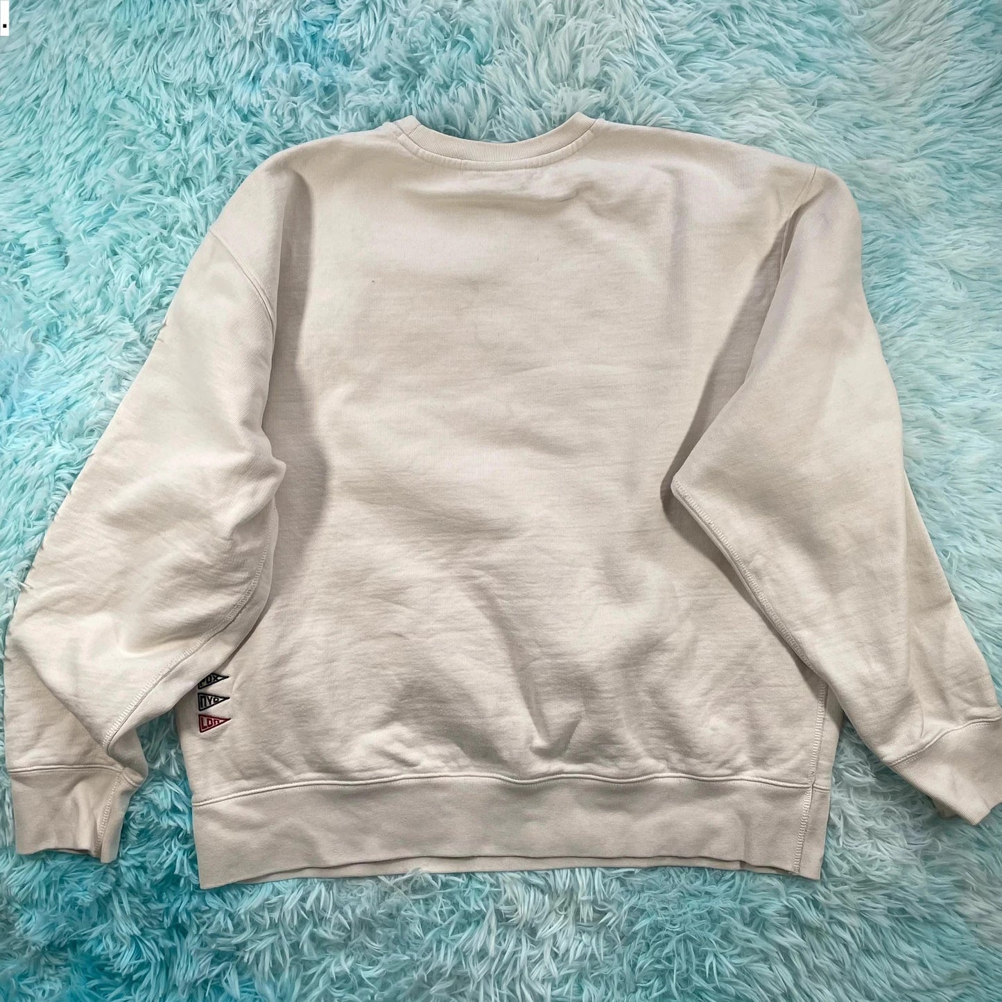 Cream R.A.D Crew Sweatshirt Spellout - XL