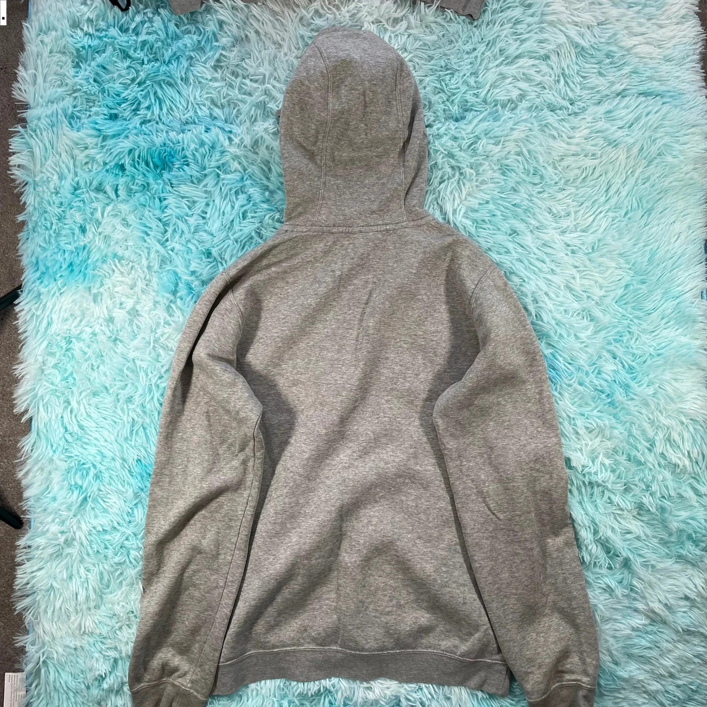 Grey Nike Full Zip Hoodie - Small