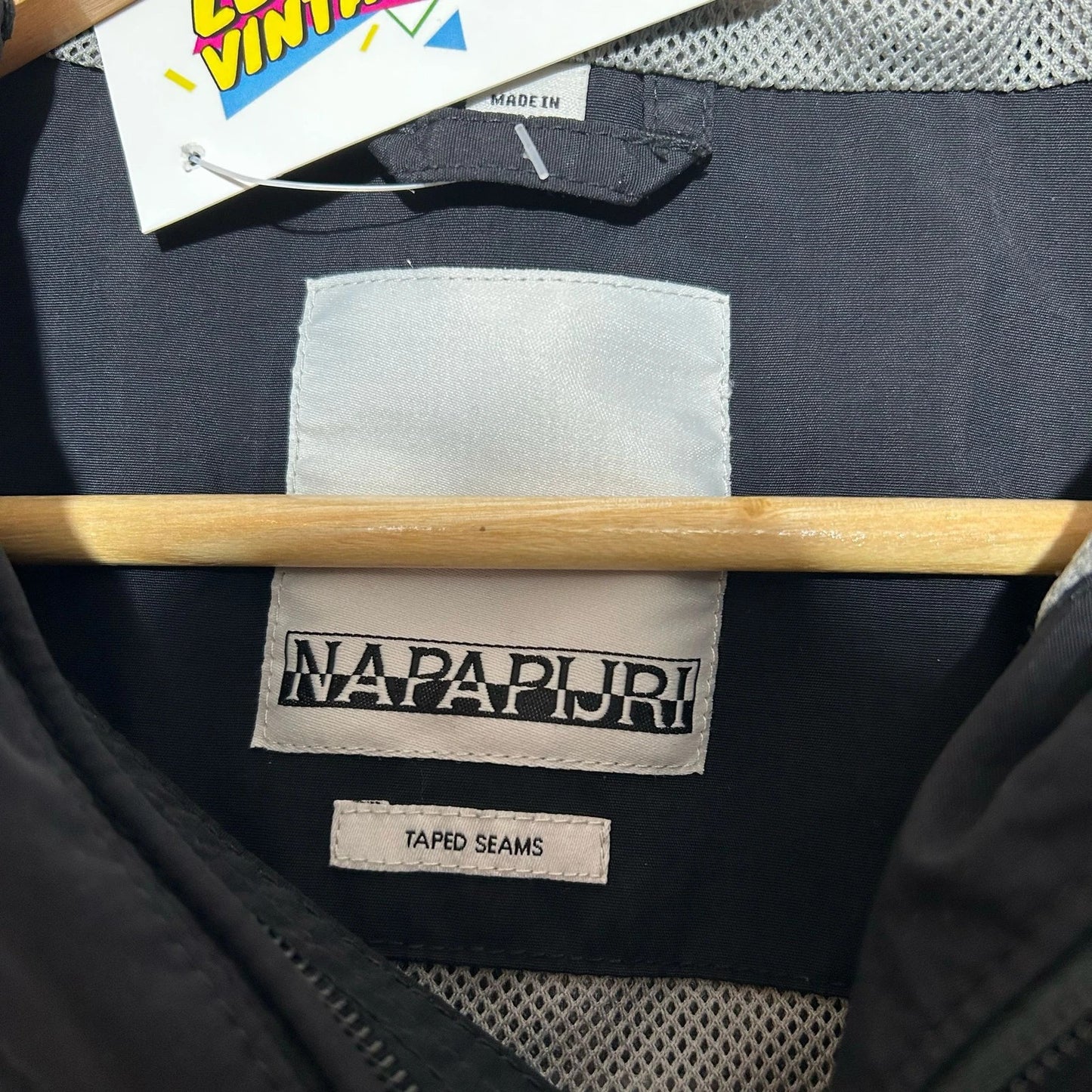 Black Napapijri Windbreaker 1/4 Zip - XS